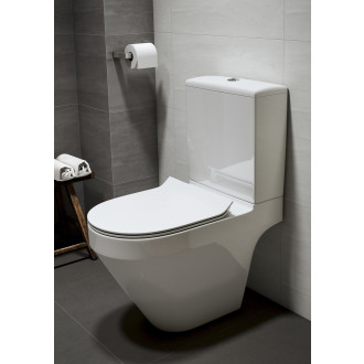 Crea sedátko ovál slim duroplast antibakteriální soft close easy off tlačítko