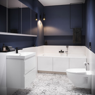 Moduo set skříňka+umyvadlo 981 slim 60 bílá DSM