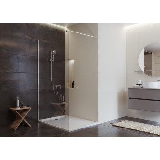 Cersanit Mille sprch. kout Walk-In chrom 120x200 čiré sklo S161-002