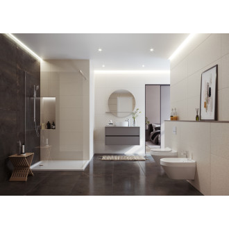 Cersanit Mille sprch. kout Walk-In chrom 120x200 čiré sklo S161-002