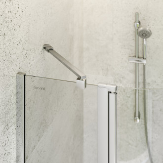 Cersanit Moduo sprchový kout čtvrtkruh 90x90x195 R55 čiré S162-010