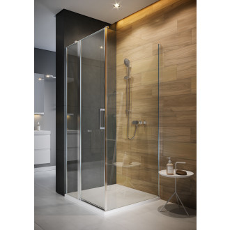 Cersanit Moduo sprchový kout čtvrtkruh 90x90x195 R55 čiré S162-010