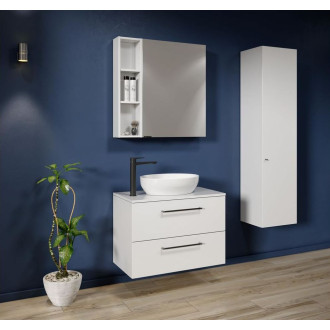 Cersanit Larga umyvadlo na desku elipsa bílá 50x38 K677-002