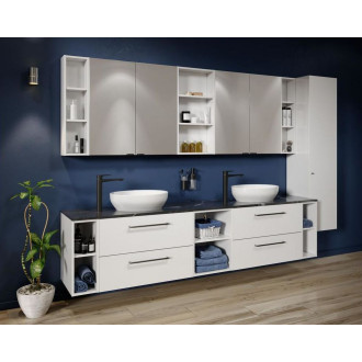 Cersanit Larga umyvadlo na desku elipsa bílá 50x38 K677-002