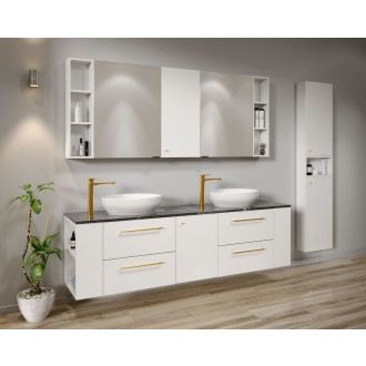 Cersanit Larga umyvadlo na desku elipsa bílá mat 50x38 K677-017