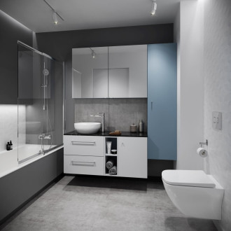 Cersanit Larga SET B333 WC hrana CO sedátko slim duro SC EO S701-473