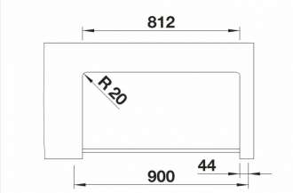 Blanco VINTERA XL 9-UF dřez do roviny/pod desku antracit granit 526 101