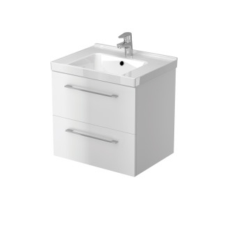 Tomi SZZ2 60 spodní skříňka BÍLÁ lesk/BÍLÁ lesk včetně umyvadla GRACE 60