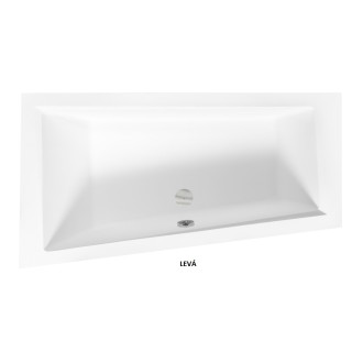 BESCO vana INTIMA 160 (1600x900 mm), levé provedení, bez nožiček VANINTI16L
