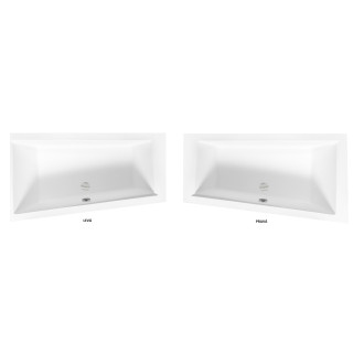 BESCO vana INTIMA 160 (1600x900 mm), levé provedení, bez nožiček VANINTI16L