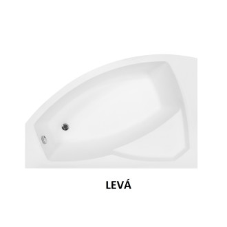 BESCO vana RIMA 150 (1500x950 mm), levé provedení, bez nožiček VANRIM150L