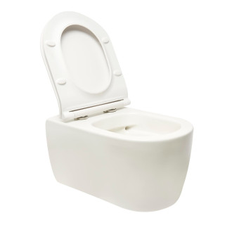 Wc závěsné Glacera Alfa mat zadní odpad AL010MW