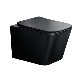 Comad WALL HUNG TOILET BLACK WC mísa, černá HUNG TOILET BLACK ( E-1060A )