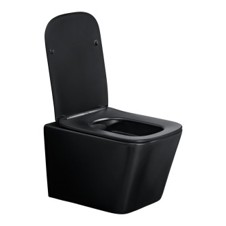 Comad WALL HUNG TOILET BLACK WC mísa, černá HUNG TOILET BLACK ( E-1060A )