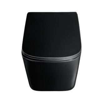 Comad WALL HUNG TOILET BLACK WC mísa, černá HUNG TOILET BLACK ( E-1060A )