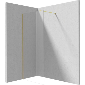 Deante PRIZMA Walk-In sprchová stěna, 70x195 cm, kartáčované zlato KTJ_R37P