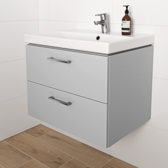 Cersanit Set 966 Lara skříňka šedá + Como 60 DSM S801-213-DSM
