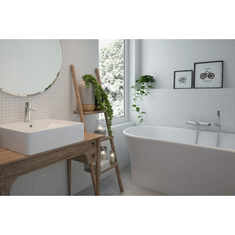 Deante ROUND kulatý mosazný nástěnný držák pro ruční sprchu, chrom ANR_021U