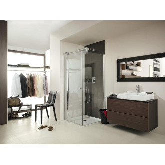 Deante CUBIC Sprchová stěna walk-in 80, černá KTI_044P