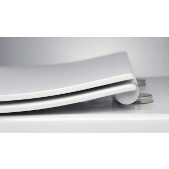 Deante PEONIA ZERO CDED6ZPW Závěsné rimless WC včetně sedátka, bílá