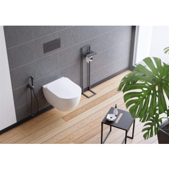 Deante PEONIA ZERO CDED6ZPW Závěsné rimless WC včetně sedátka, bílá