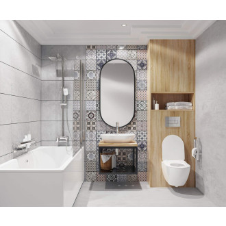 Deante PEONIA ZERO CDED6ZPW Závěsné rimless WC včetně sedátka, bílá