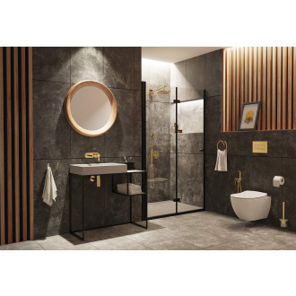 Deante PEONIA ZERO CDED6ZPW Závěsné rimless WC včetně sedátka, bílá