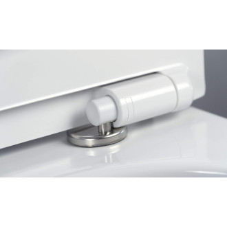 Deante PEONIA ZERO CDED6ZPW Závěsné rimless WC včetně sedátka, bílá