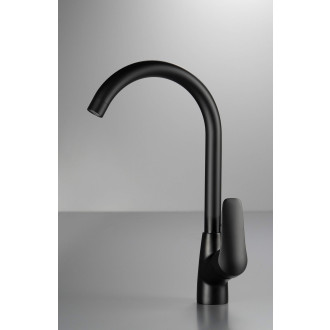 Deante BORO dřezová baterie s U ramínkem, černá BMO_N62M