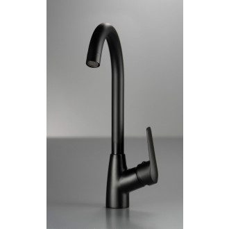 Deante BORO dřezová baterie s U ramínkem, černá BMO_N62M