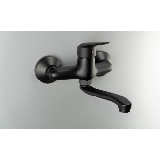 Deante BORO NERO nástěnná umyvadlová baterie BMO_N50M