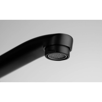 Deante BORO NERO nástěnná umyvadlová baterie s dl.ramínkem a přip.na hadici BMO_N56M