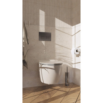 Deante SILIA CDLD6ZPW Závěsné WC rimless včetně sedátka, bílá