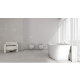 Deante SILIA CDLD6ZPW Závěsné WC rimless včetně sedátka, bílá