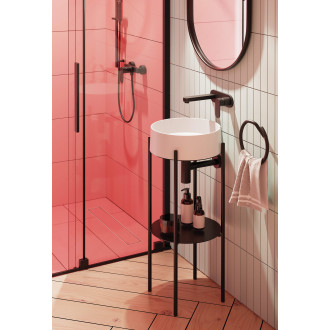 Deante JASMIN Posuvná sprchová stěna walk-in 100x195cm, černá KTJ_N30R
