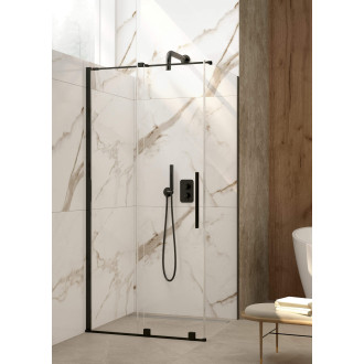 Deante JASMIN Posuvná sprchová stěna walk-in 100x195cm, černá KTJ_N30R