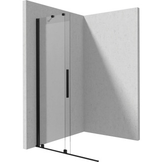Deante JASMIN Posuvná sprchová stěna walk-in 90x195cm, černá KTJ_N39R