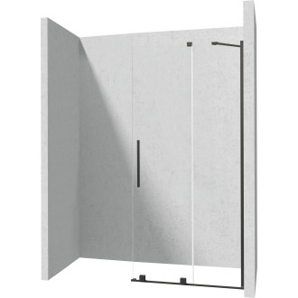 Deante JASMIN Posuvná sprchová stěna walk-in 90x195cm, černá KTJ_N39R