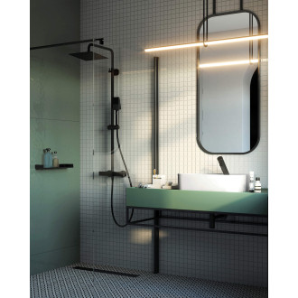 Deante THERM NAC_N4HT Sprchový set včetně termostatické baterie, černá