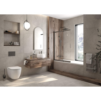 Deante THERM NAC_D1HT Sprchový set včetně termostatické vanové baterie, titan