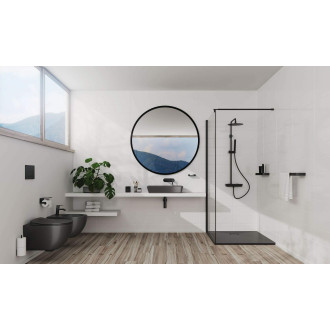 Deante PEONIA CDEDDZPW Závěsné WC rimless včetně sedátka, antracit