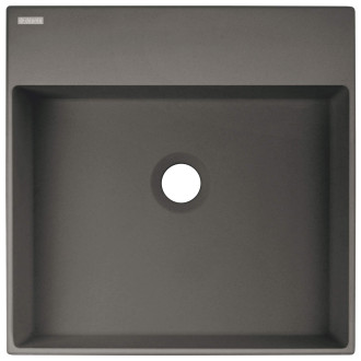 Deante Correo granitové umyvadlo na desku, 400x400mm, šedá CQR_TU4S