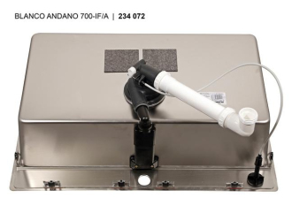 Blanco ANDANO 700-IF/A dřez vestavný/do roviny nerez hedvábný lesk nerez  525 246