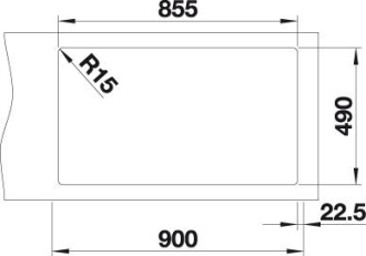 Blanco ANDANO 400/400-IF/A dřez vestavný/do roviny nerez hedvábný lesk nerez  525 249