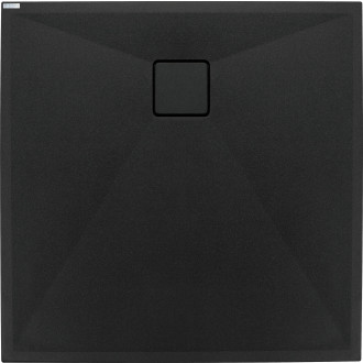 Deante CORREO Sprchová vanička granit černá, 80x80 cm KQR_N42B