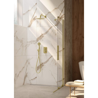 Deante JASMIN posuvné walk-in, broušené zlato 90x195 cm KTJ_R39R