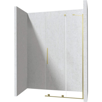 Deante JASMIN posuvné walk-in, broušené zlato 90x195 cm KTJ_R39R