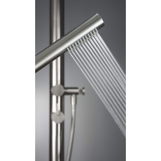 Deante Silia Sprchový komplet s baterií - volně stojící, ocel NQS_F4GM