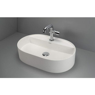Deante Silia umyvadlo s místem pro baterii, alabastr, 550x350 mm CQS_AU6B
