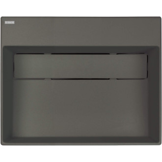 Deante Correo umyvadlo s krytem granitové, antracitový metalický, 500x400 mm CQR_TU5M